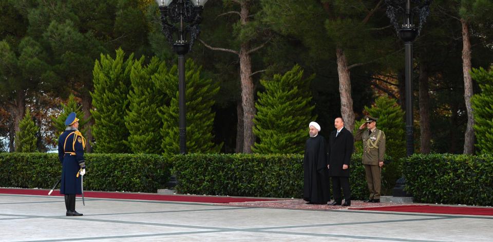 Official welcoming ceremony for Iranian President Hassan Rouhani was held