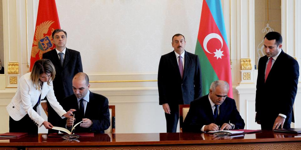 Signing ceremony of Azerbaijani- Montenegrin documents was held