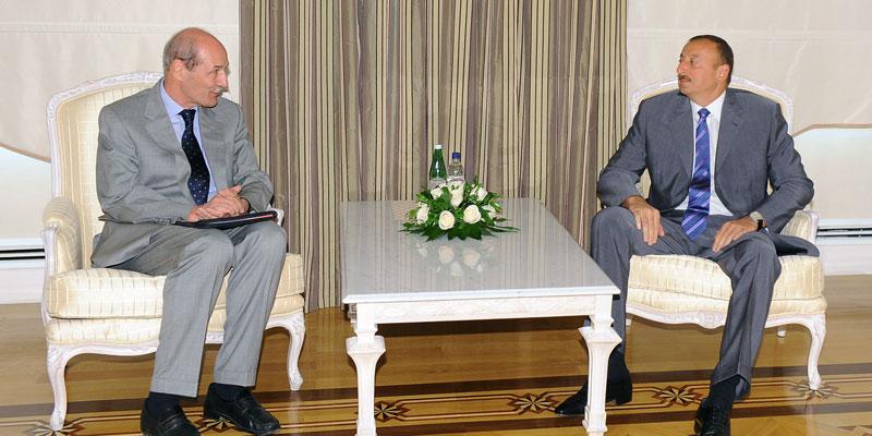 Ilham Aliyev received outgoing German ambassador