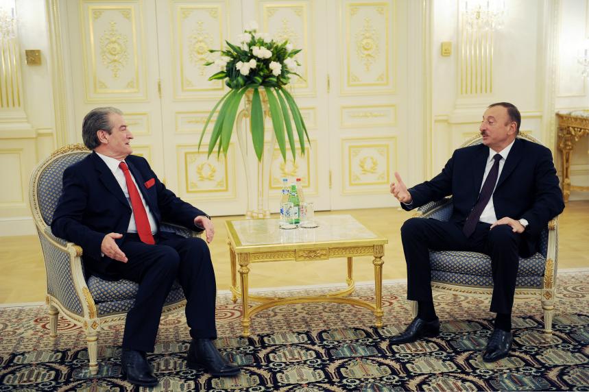 Ilham Aliyev received the Prime Minister of Albania