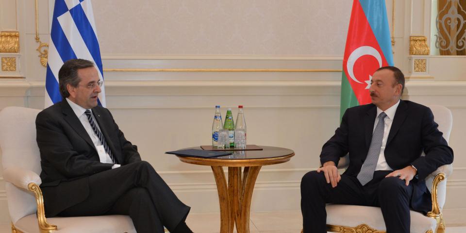 Ilham Aliyev met with Prime Minister of Greece Antonis Samaras