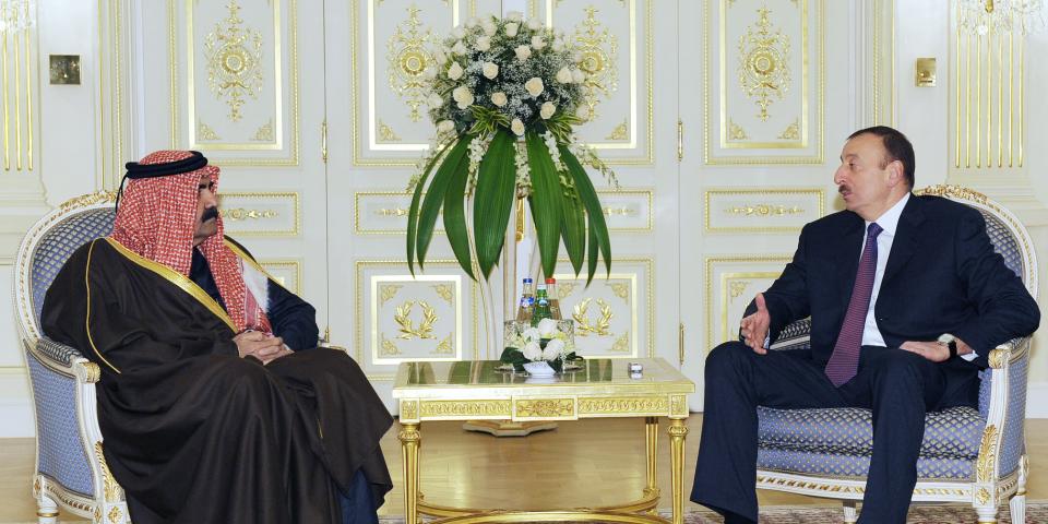 Ilham Aliyev met with the Emir of Qatar, Sheikh Hamad bin Khalifa Al Thani