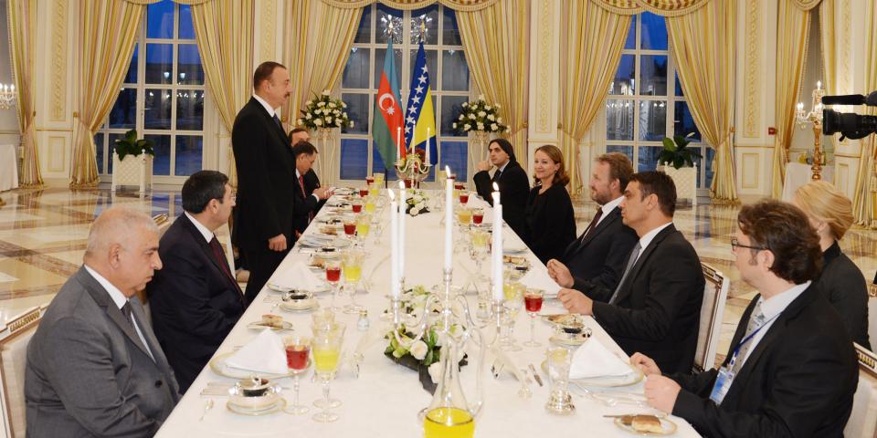 Official reception was hosted in honor of Chairman of the Presidency of Bosnia and Herzegovina Bakir Izetbegovic