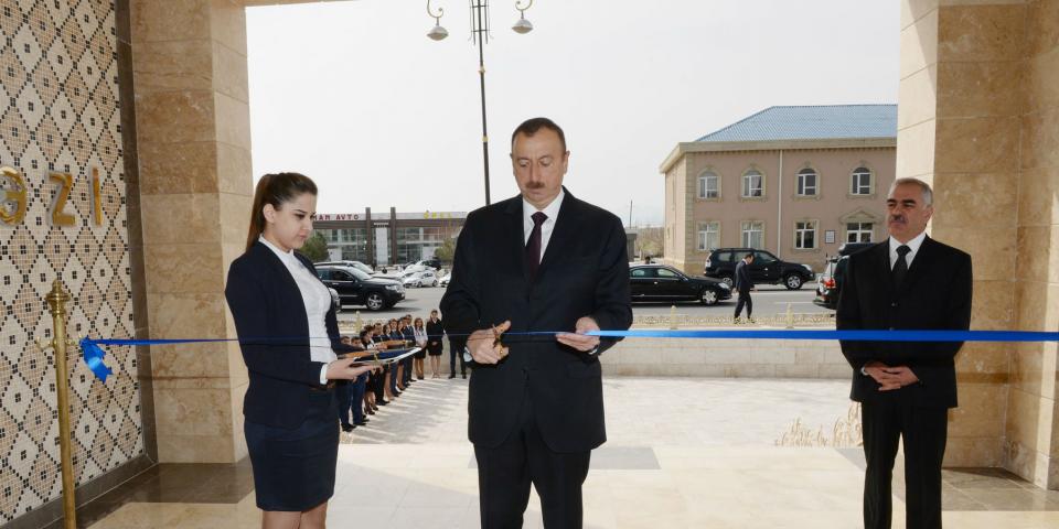 Ilham Aliyev attended Youth Center opening during his visit to Nakhchivan Autonomous Republiс