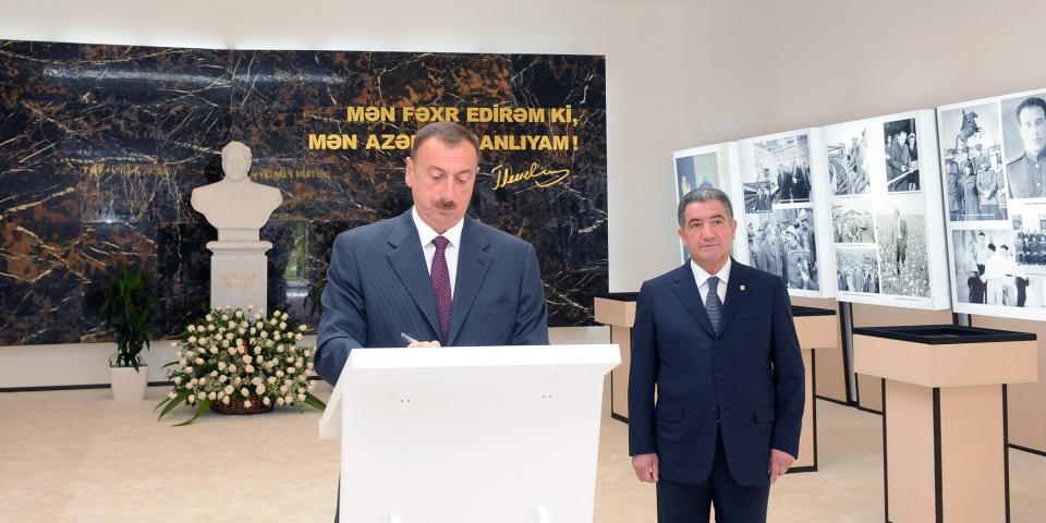 Visit of Ilham Aliyev to Khizi region