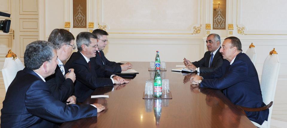 Ilham Aliyev received a delegation led by the governor of Russia’s Astrakhan Region, Aleksandr Zhilkin