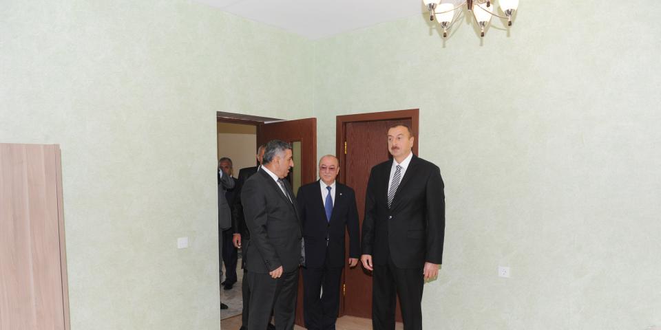 Ilham Aliyev visited a new private house of Gozbarakh village resident in Zagatala District