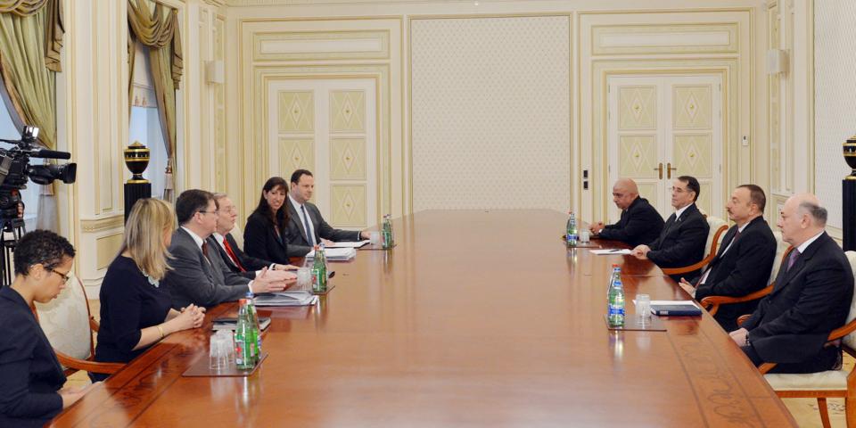 Ilham Aliyev received Deputy Assistant Secretary of State in the Bureau of Democracy, Human Rights and Labor at the United States Department of State and Assistant Administrator of the Bureau for Europe and Eurasia of the US Agency for Independence Development