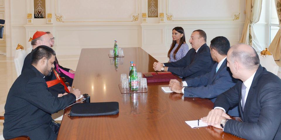 Ilham Aliyev received a delegation led by the President of the Pontifical Council for Culture of the State of Vatican, Cardinal Gianfranco Ravasi