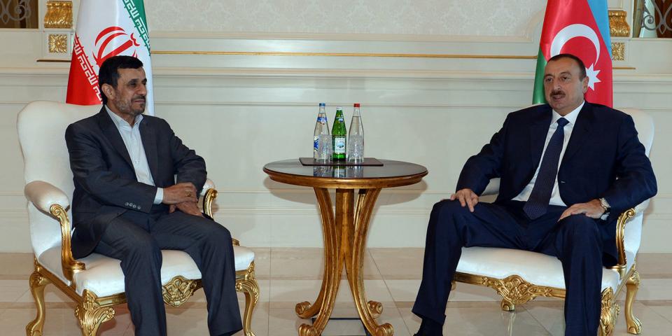 Ilham Aliyev met with President of Iran Mahmoud Ahmadinejad