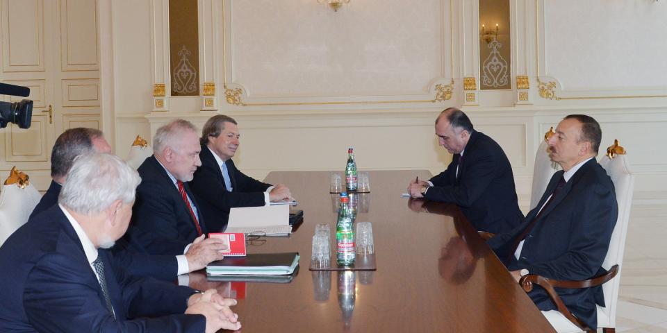 Ilham Aliyev received the co-chairs of the OSCE Minsk Group and the Personal Representative of the OSCE Chairman-in-Office