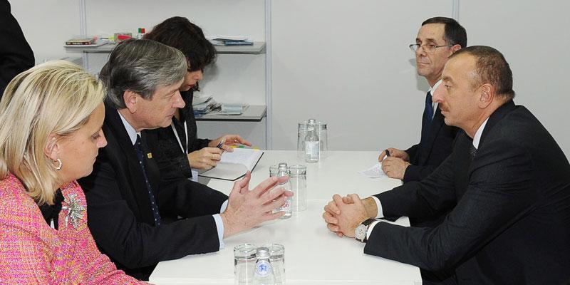 Ilham Aliyev had a meeting with President of Slovenia Danilo Turk