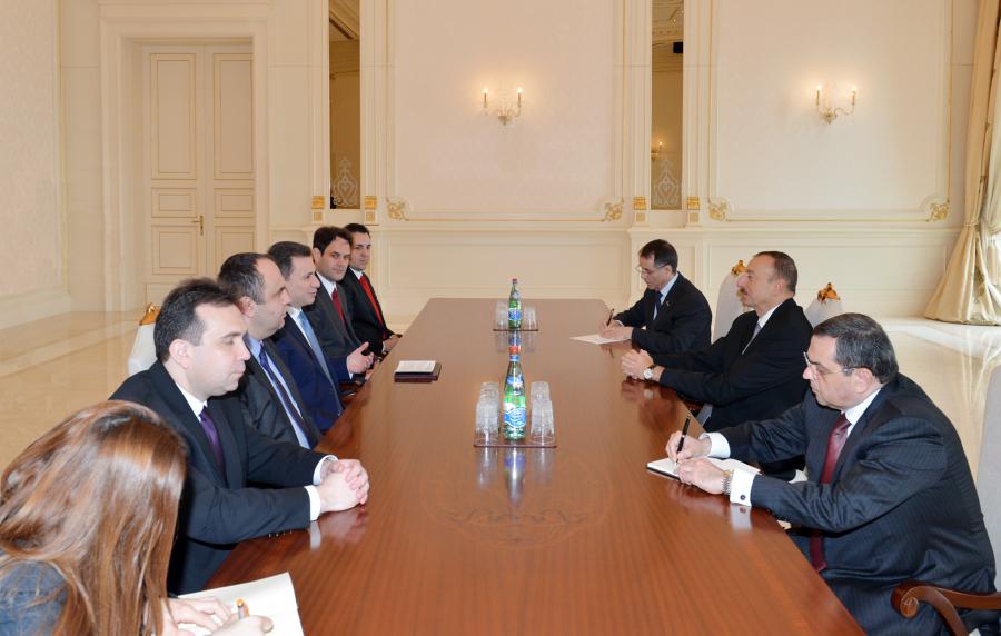 Ilham Aliyev received a delegation led by the Prime Minister of Macedonia