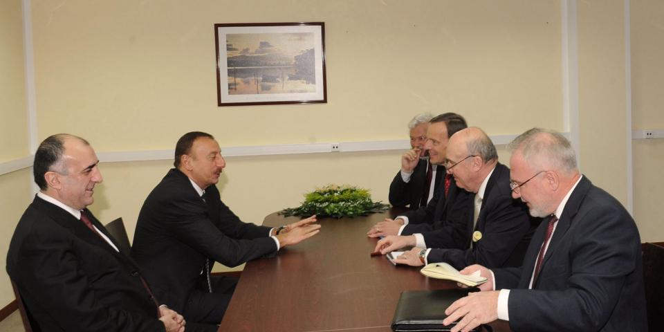 Ilham Aliyev received co-chairs of OSCE Minsk Group