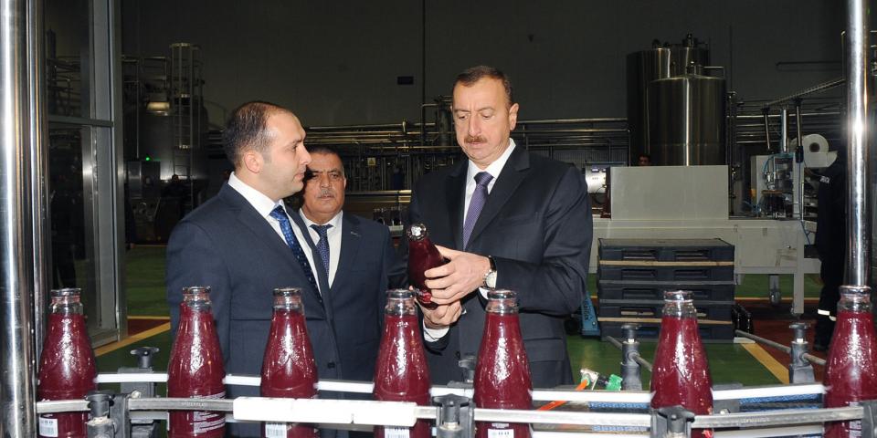 Visit of Ilham Aliyev to Agdash, Ujar and Agsu regions