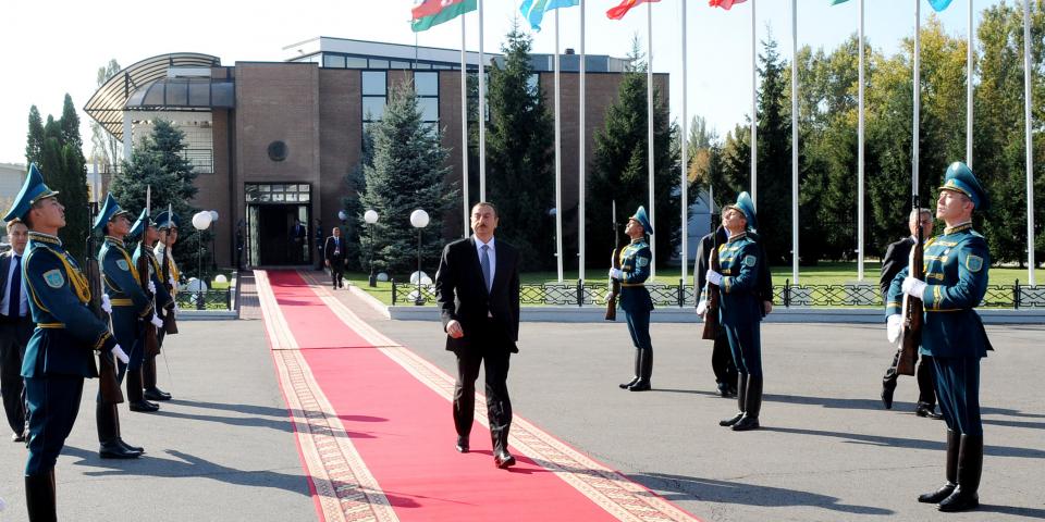 Ilham Aliyev’s official visit to Kazakhstan ended