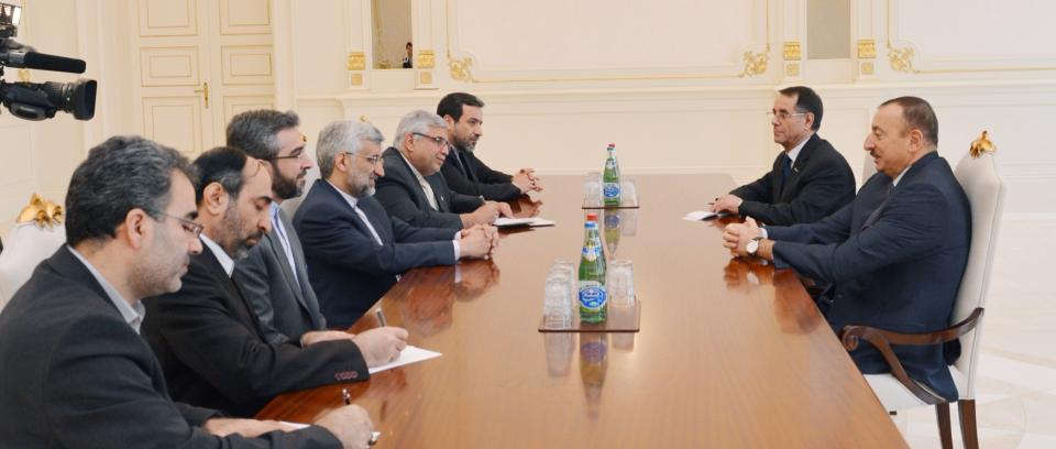 Ilham Aliyev received a delegation led by the Secretary of the Iranian National Security Council