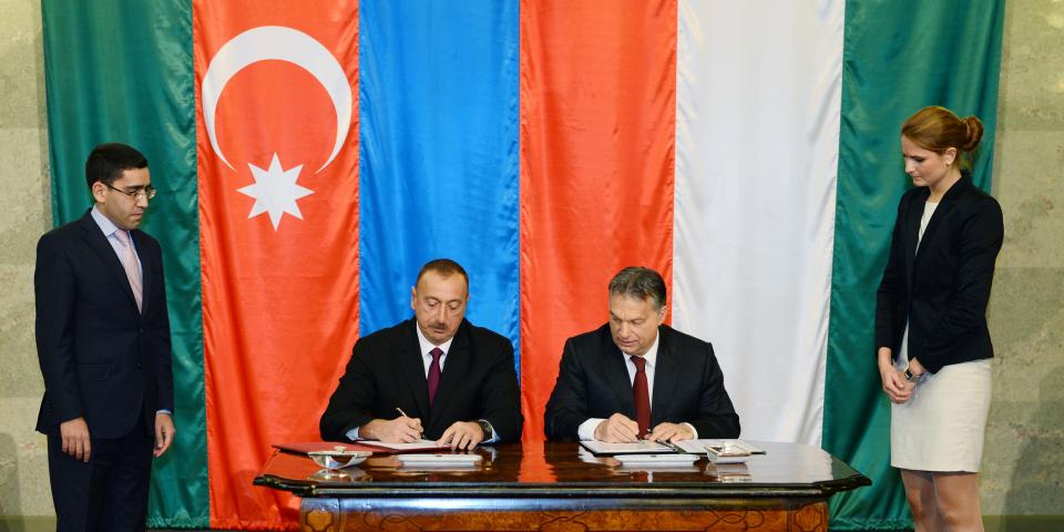 Подписаны азербайджано-венгерские документы