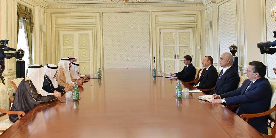 Ilham Aliyev received a delegation led by the Saudi Arabian Minister of Commerce and Industry