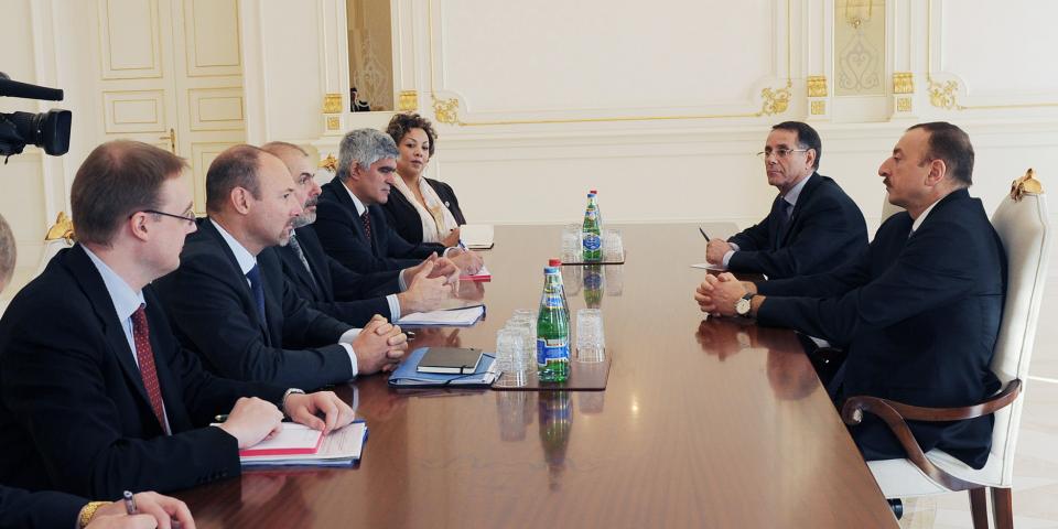 Ilham Aliyev received a delegation led by the EU Special Representative for the South Caucasus