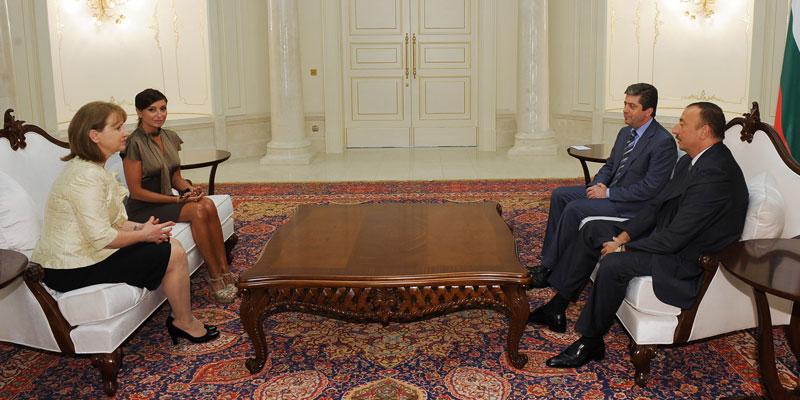 Ilham Aliyev had a meeting with President of Bulgaria, Georgi Parvanov