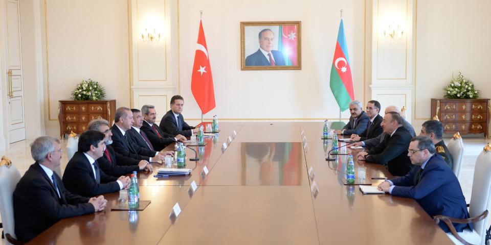 Ilham Aliyev and Prime Minister of the Republic of Turkey Recep Tayyip Erdogan had a meeting in an expanded format with the participation of delegations