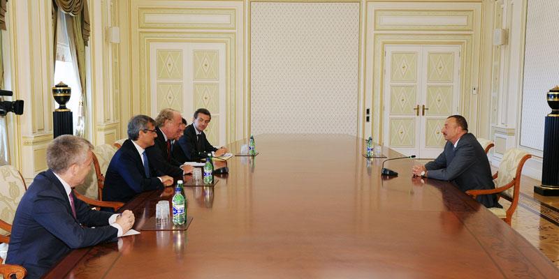 Ilham Aliyev received CEO of Italian ENI Company