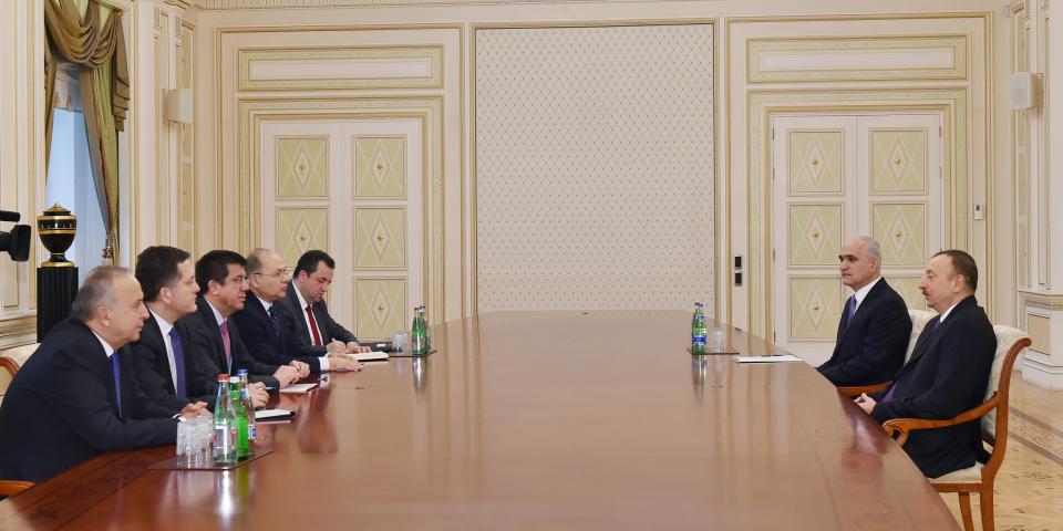 Ilham Aliyev received a delegation led by the Minister of Economic Affairs of Turkey