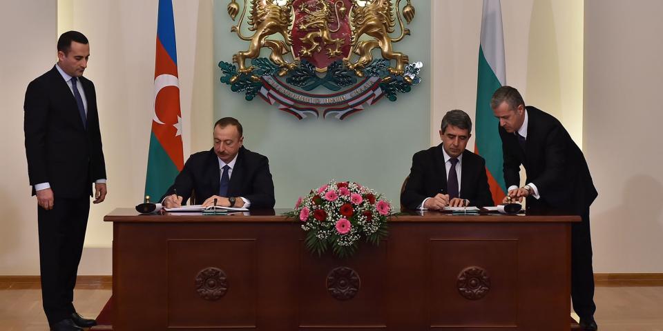 Подписана Совместная декларация о стратегическом партнерстве между Азербайджаном и Болгарией