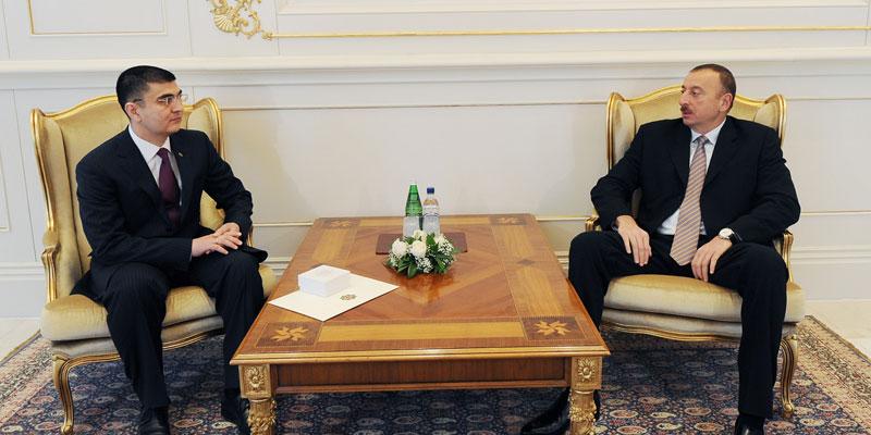 Ilham Aliyev received the newly-appointed Ambassador of Turkmenistan to Azerbaijan