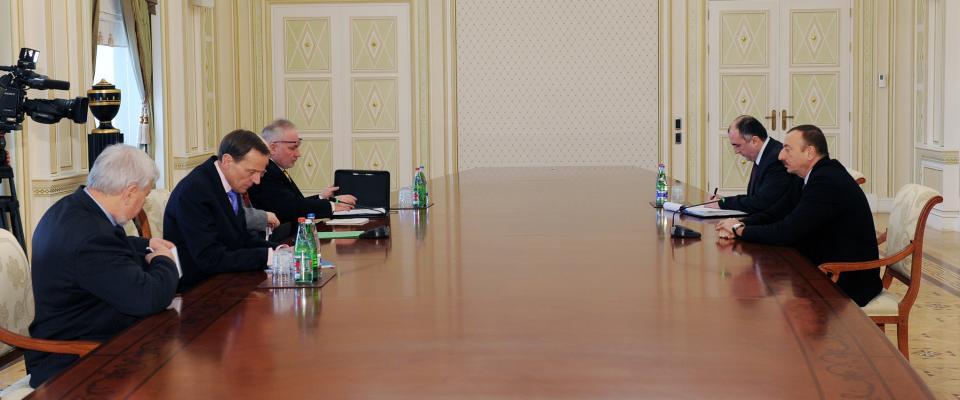 Ilham Aliyev received the Co-Chairs of the OSCE Minsk Group and the Personal Representative of the OSCE Chairman-in-Office