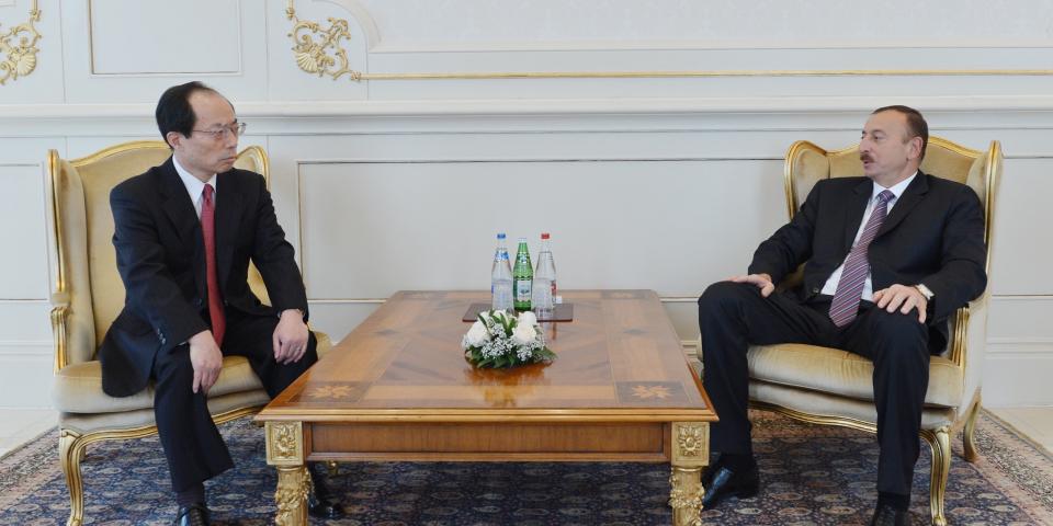 Ilham Aliyev received the credentials of the newly-appointed Ambassador of Japan to Azerbaijan