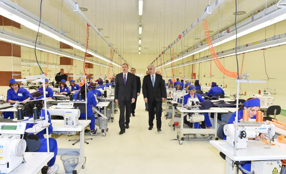 Visit of Ilham Aliyev to Sumgayit