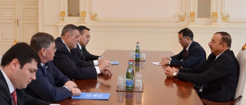 Ilham Aliyev received a delegation led by the Special Representative of the UN Secretary General