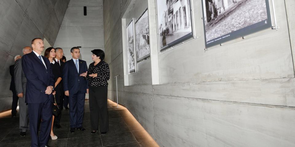 Ilham Aliyev attended the opening of the Guba genocide memorial established with the support of the Heydar Aliyev Foundation