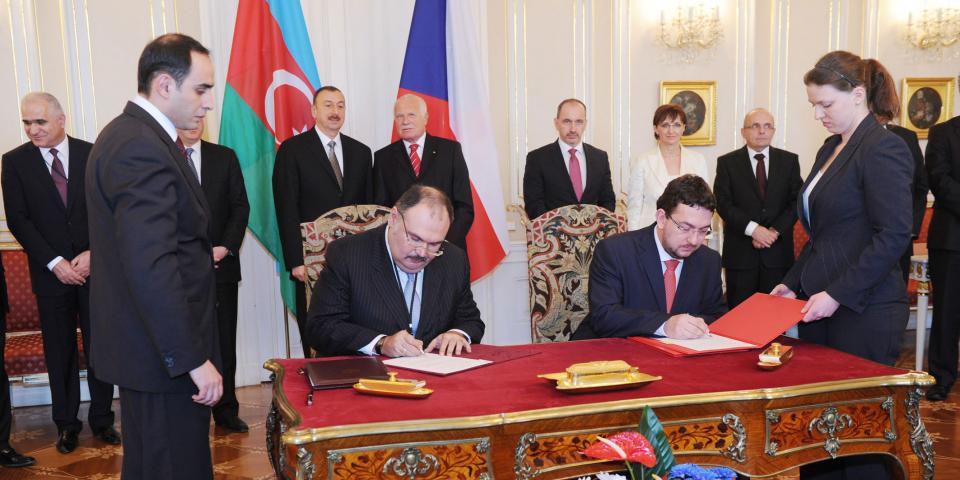 Signing ceremony of Azerbaijani-Czech documents was held