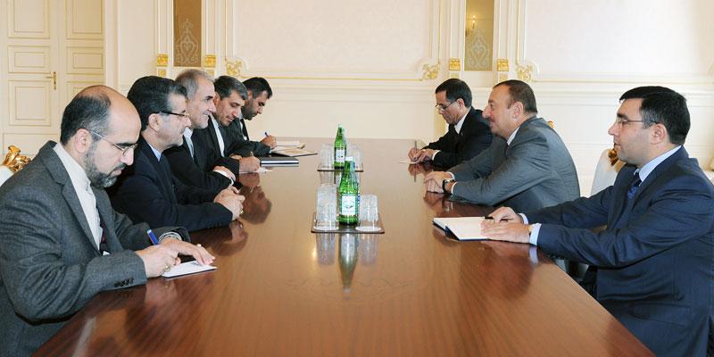 Ilham Aliyev received the Deputy Foreign Minister of Iran