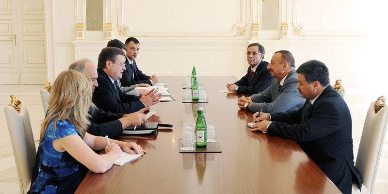 Ilham Aliyev received the Ukrainian Minister of Foreign Affairs