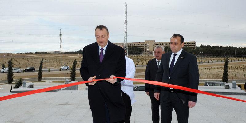 Ilham Aliyev participated at the opening of Gashalty resort site in Naftalan