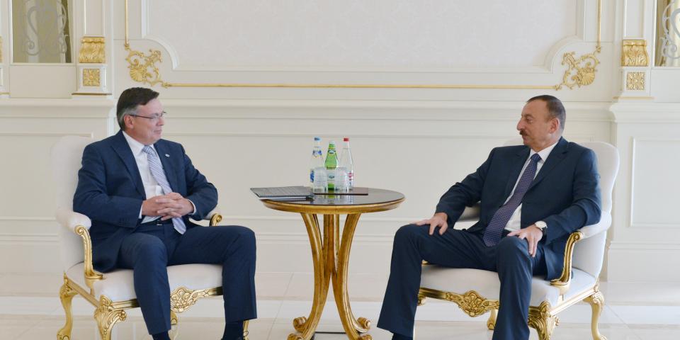 Ilham Aliyev received the OSCE Chairman in Office and the Minister of Foreign Affairs of Ukraine