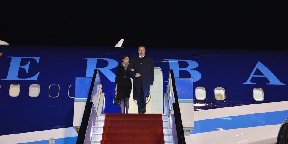 Ilham Aliyev has arrived in the Republic of Turkey on an official visit