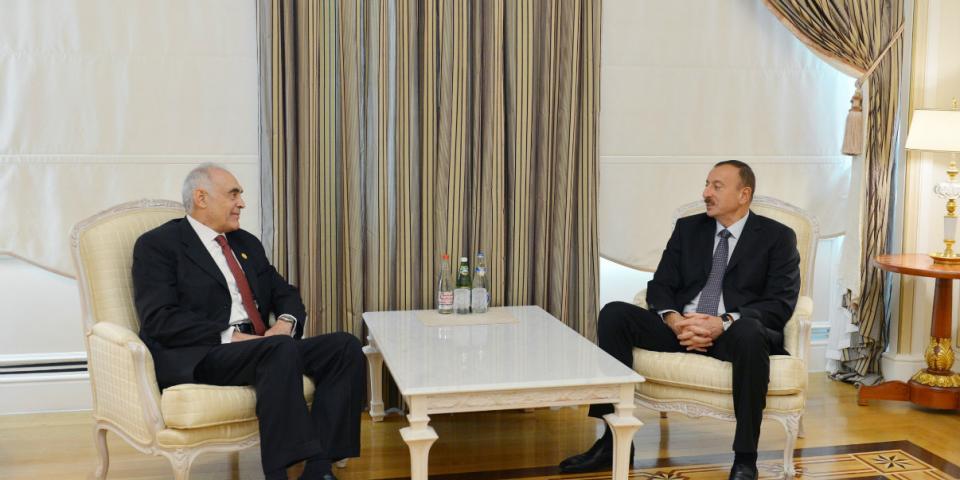 Ilham Aliyev received the Minister of Foreign Affairs of Egypt