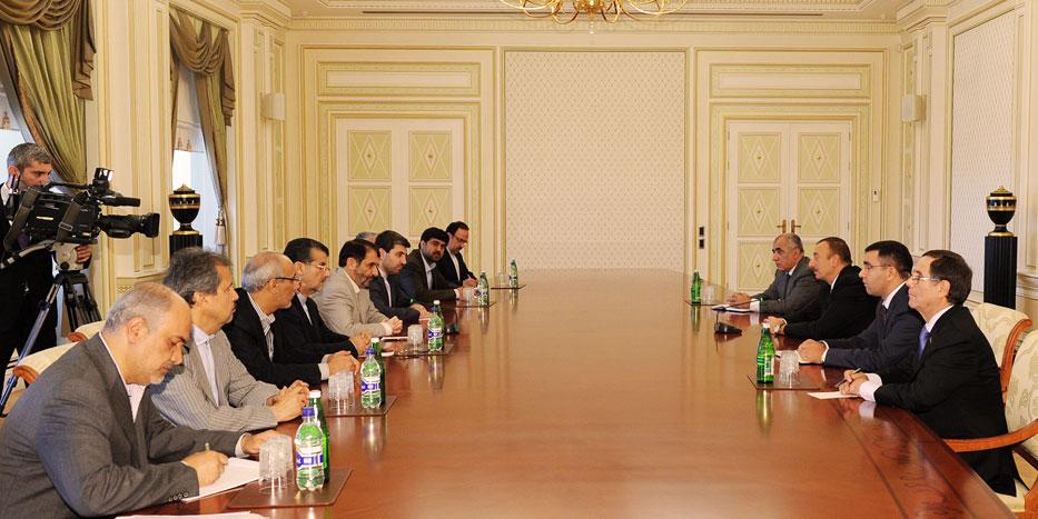 Ilham Aliyev received assistant of the Iranian first Vice President on economic issues Ali Agamohammedi