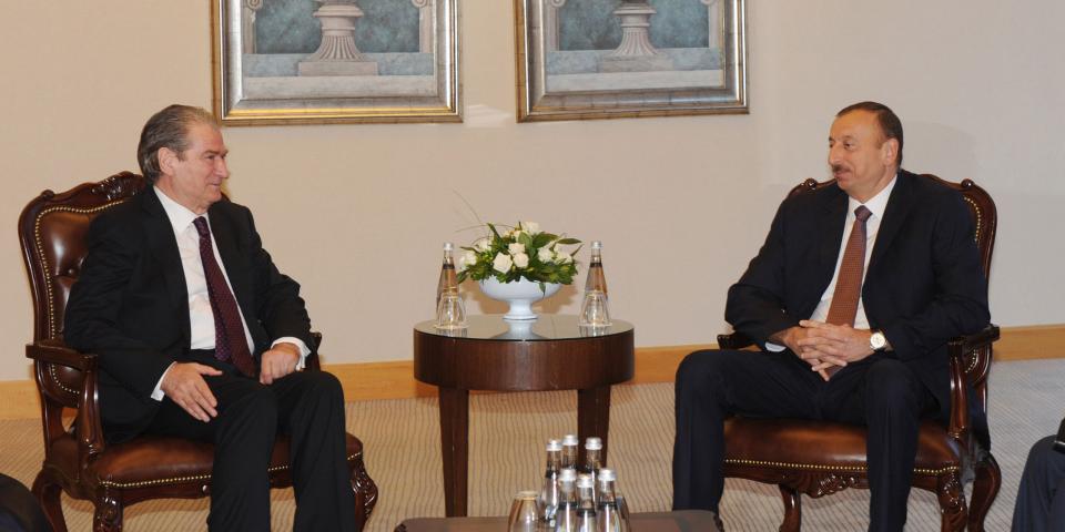 Ilham Aliyev met with Prime Minister of Albania Sali Berisha