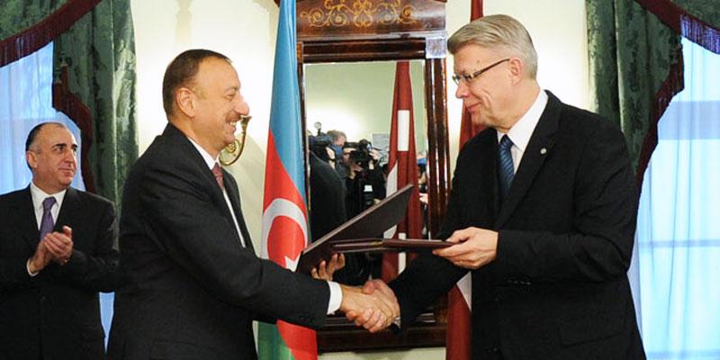 Official visit of Ilham Aliyev to Latvia