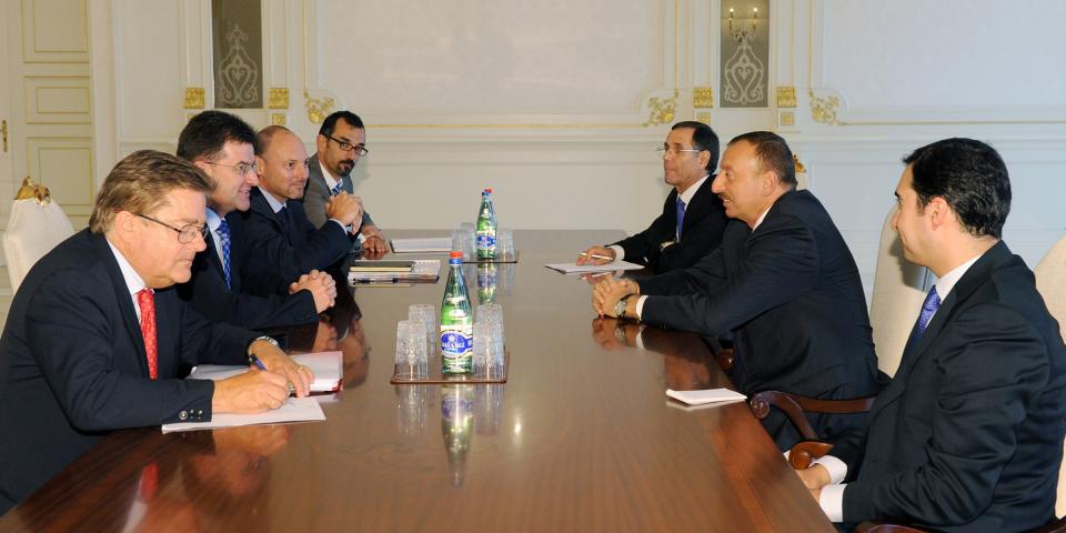 Ilham Aliyev received the managing director for Europe and Central Asia of the European External Action Service