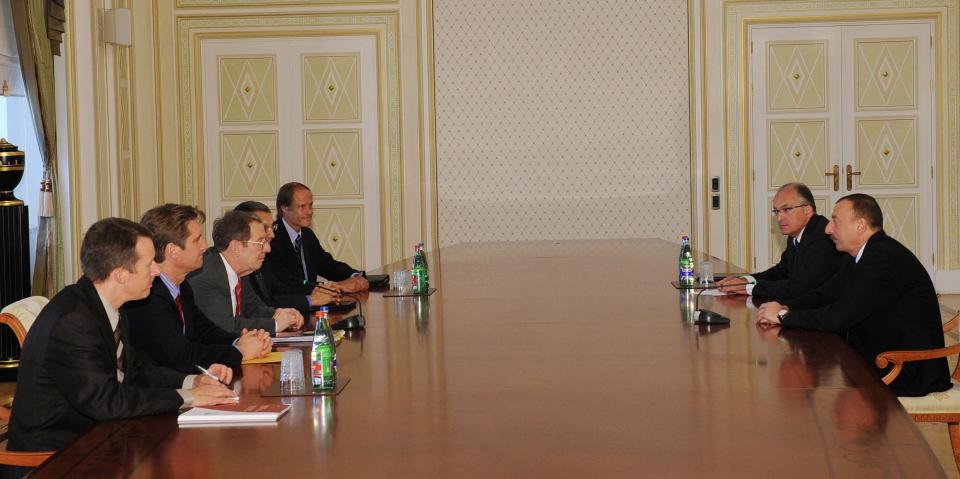 Ilham Aliyev received a delegation led by the Special Envoy of the United States Secretary of State for Eurasian Energy