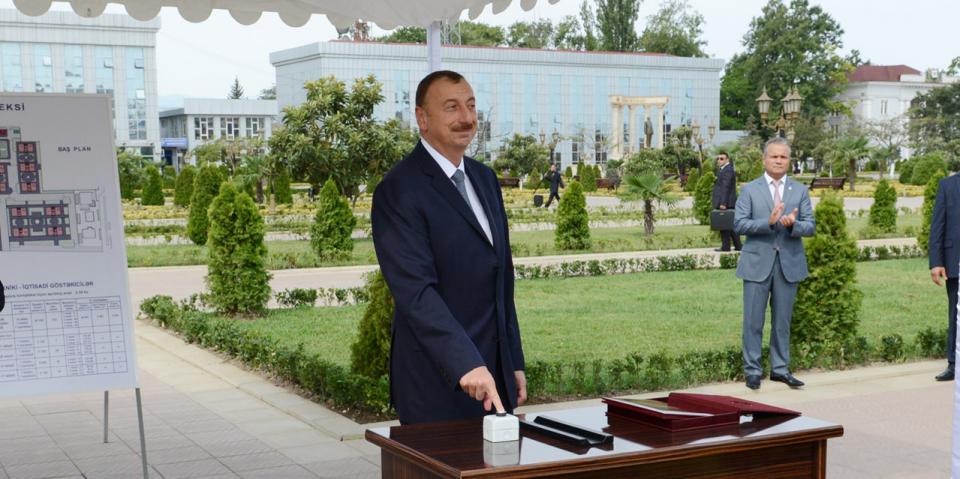 Visit of Ilham Aliyev to southern region