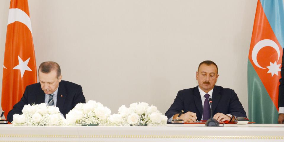 Ceremony of signing of Azerbaijani-Turkish documents was held