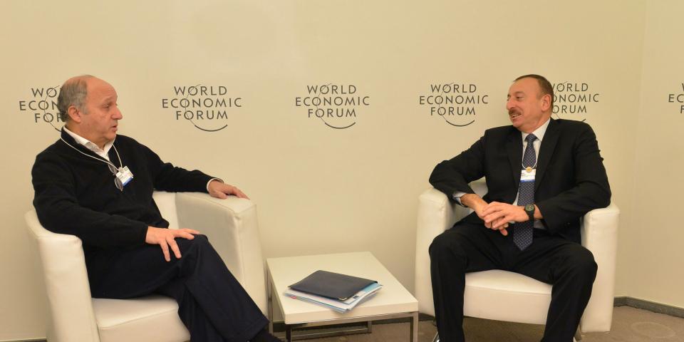 Ilham Aliyev met French Foreign Minister Laurent Fabius